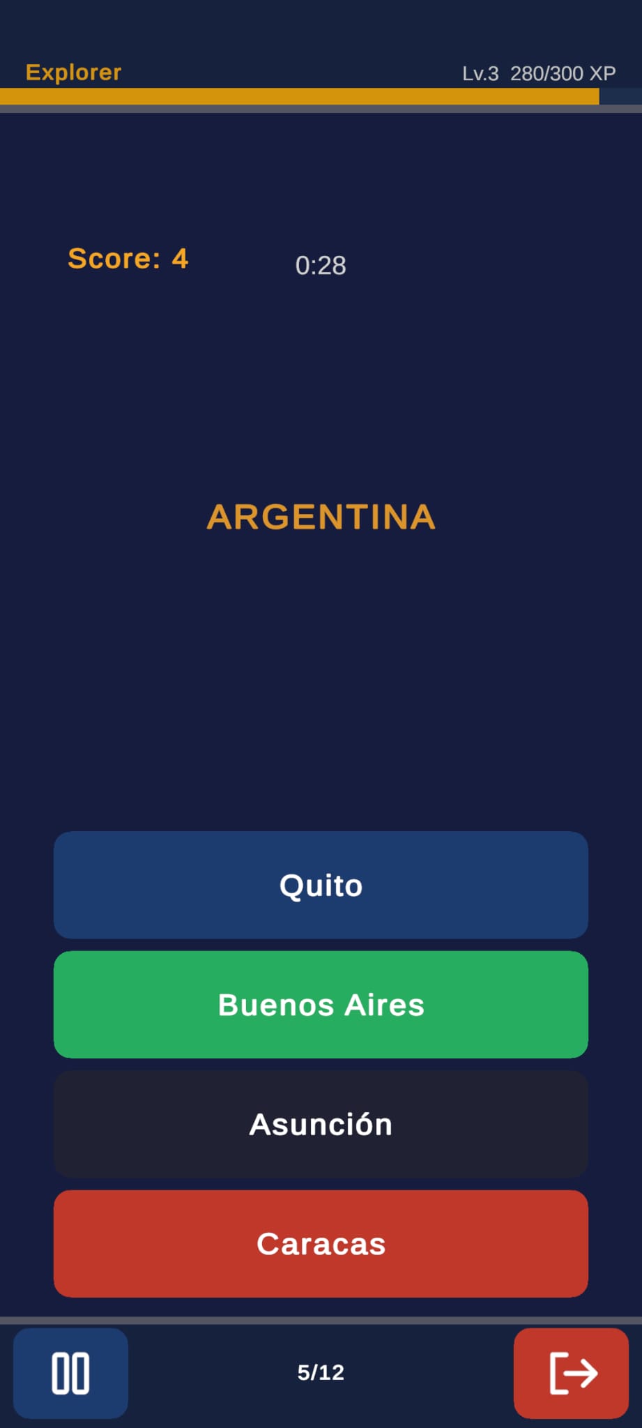 GeoKnow multiplayer screenshot